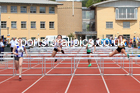 Womens Under-17s and Girls Under-15s Hurdles, 2022 Northern Inter Counties U17s and U15s Track and Field, York, Thursday, June 2nd. Photo: David T. Hewitson/Sports for All Pics